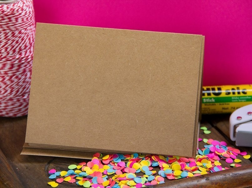 Яркая открытка, и всего за 5 минут.