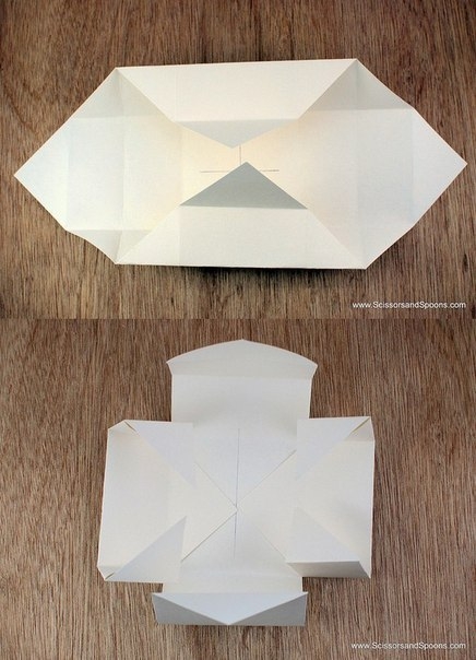 Подарочная коробочка-оригами