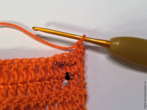 Как обработать крючком края вязаного изделия