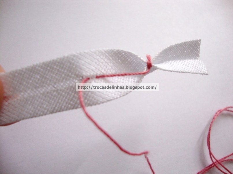 МК Красивая тесьма из ленты