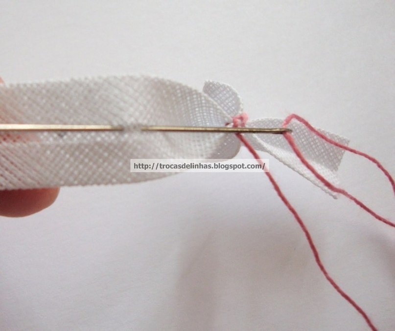 МК Красивая тесьма из ленты