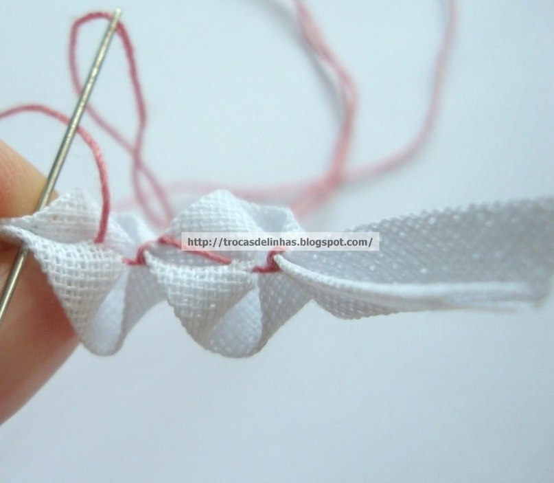 МК Красивая тесьма из ленты