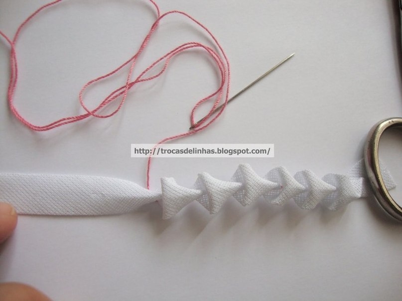 МК Красивая тесьма из ленты