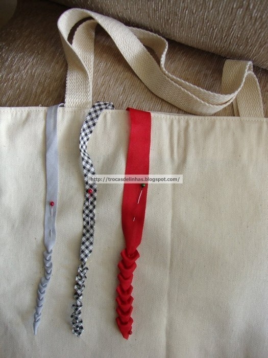 МК Красивая тесьма из ленты