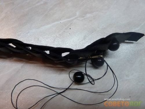 Кожаный браслетик своими руками