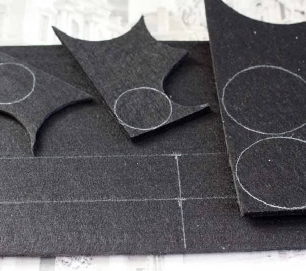 Маленькая шляпка из фетра