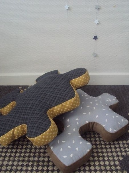 Подушки - пазл   схема