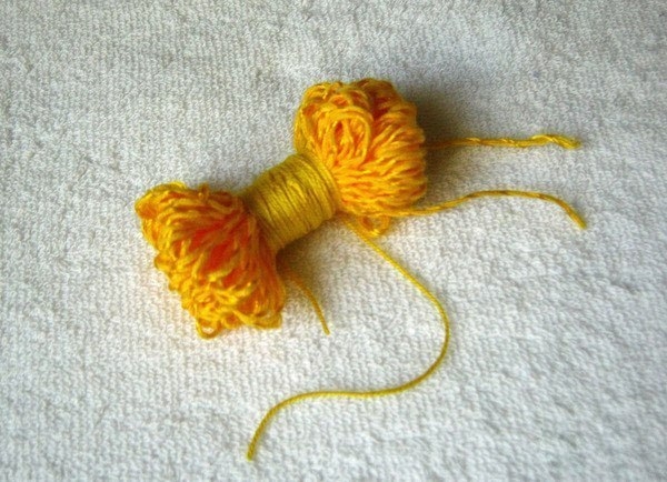 Одуванчик из ниток. Мастер-класс