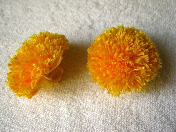 Одуванчик из ниток. Мастер-класс