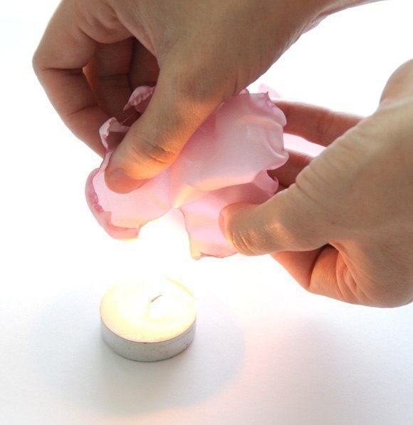 Пионы из шифона