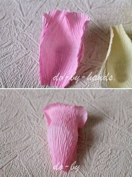 Нежный букет из конфет