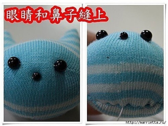 Забавные и очень милые котята из носков