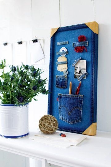 Органайзер из старых джинсов Органайзер из старых джинсов