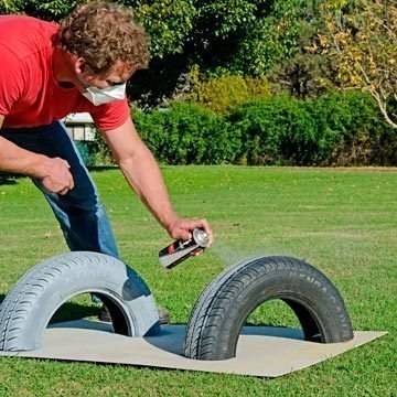 Делаем качели из старой покрышки Делаем качели из старой покрышки