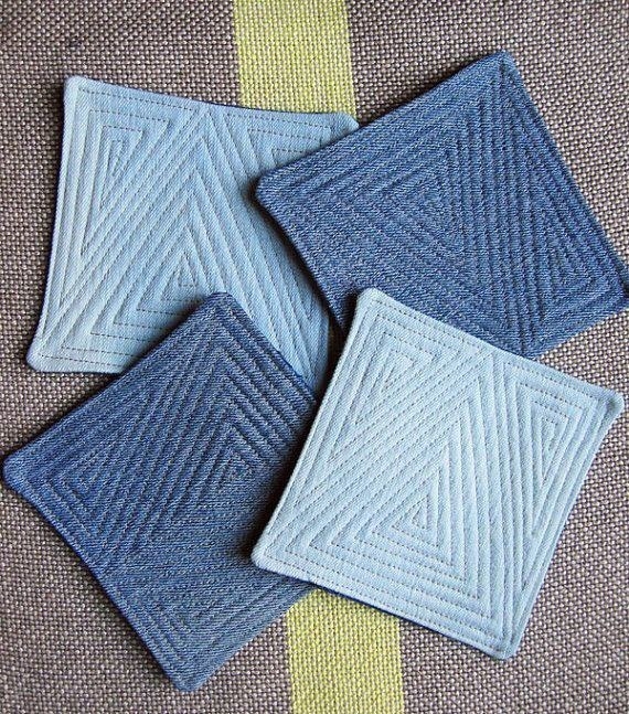 Новые вещи из старых джинс