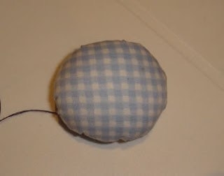 Цветы из лоскутков в горшочке