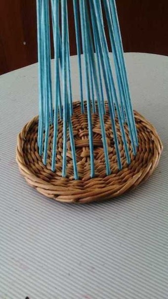 Плетение из газет Чайный домик