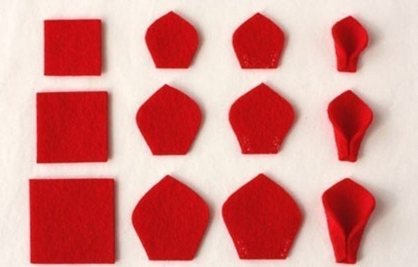 Декорируем подушку цветком из фетра