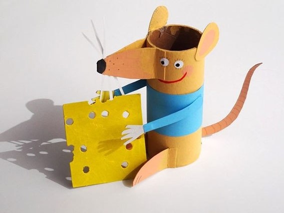 Поделки из рулонов