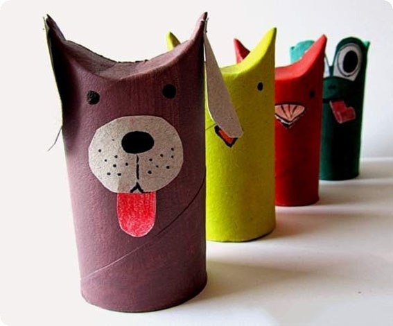 Поделки из рулонов