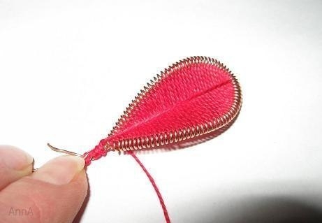 Цветы в технике ганутель