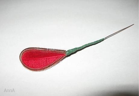 Цветы в технике ганутель