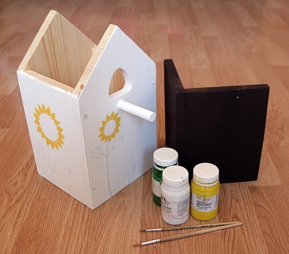 Делаем скворечник вместе с ребенком.