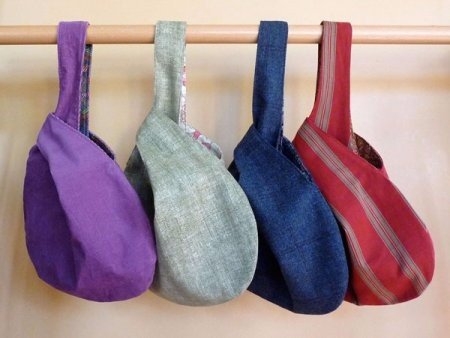 Шьем маленькую японскую сумочку.