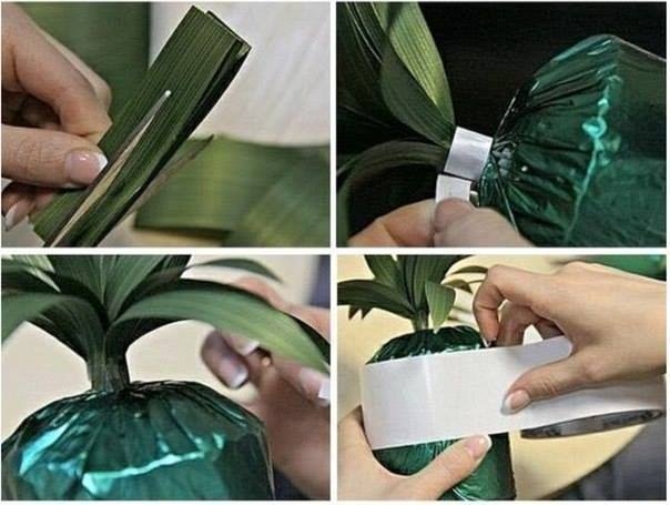 Конфетный ананас в подарок сладкоежкам.