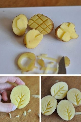 Стильные принты из подручных средств