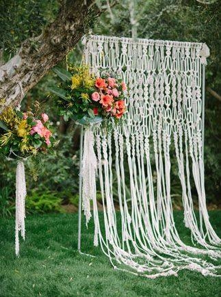 Макраме как элемент декора