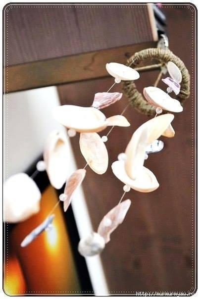 Музыка ветра из ракушек своими руками.