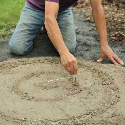 Делаем узорную садовую дорожку из гальки