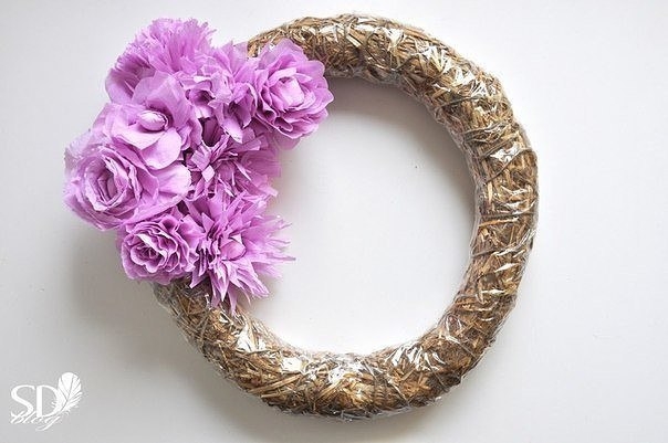 Венок из цветов для фотосессии