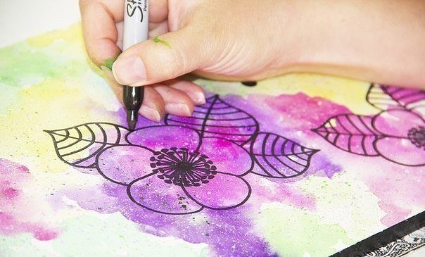 Цветочное панно своими руками