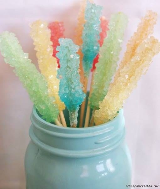 Делаем леденцы-кристаллы