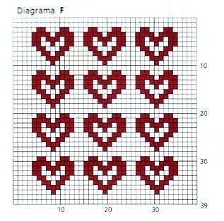 Плед, жаккардовое вязание