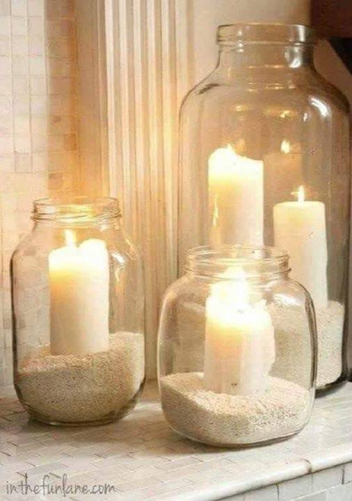 Еще одна коллекция идей со стеклянными бутылками