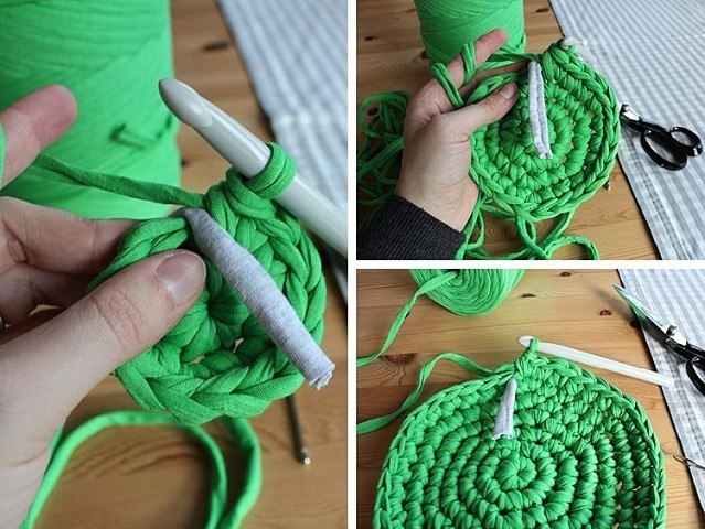 Корзина из трикотажной ткани Корзина из трикотажной ткани