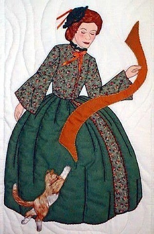 Барышни из лоскутов ткани. Волшебство пэчворка.