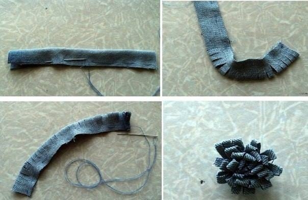 Джинсовая роза Джинсовая роза