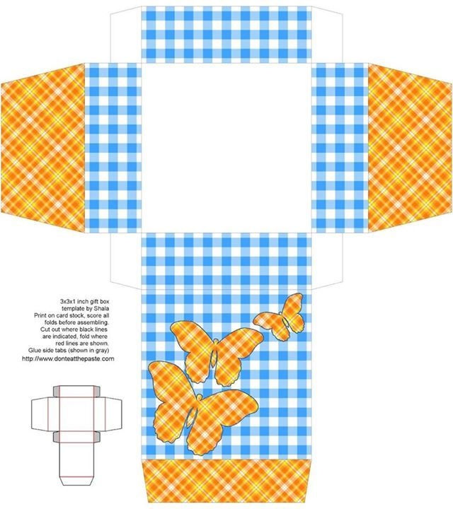 Шаблоны подарочных коробочек Шаблоны подарочных коробочек