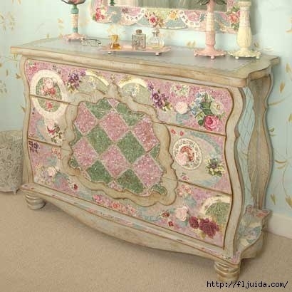 Оригинальные переделки мебели. Декупажное преображение..