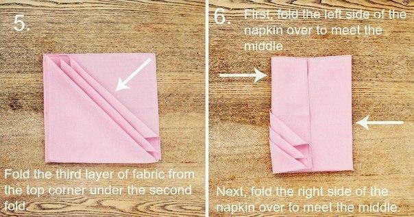 Красивый способ сервировки праздничного стола