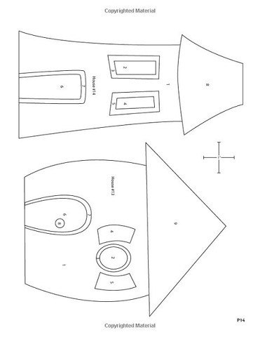 Домики для бортиков кроватки