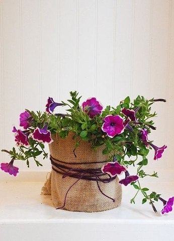 Мешковина как элемент декора Мешковина как элемент декора