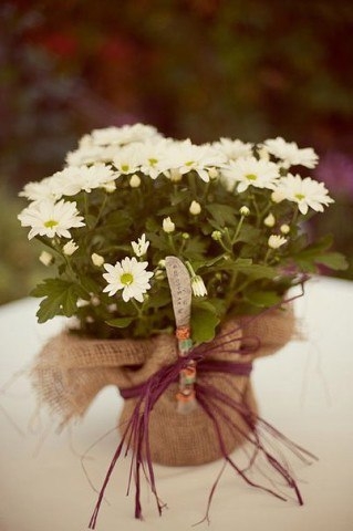 Мешковина как элемент декора Мешковина как элемент декора