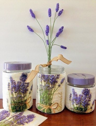 Прекрасная лаванда из бисера