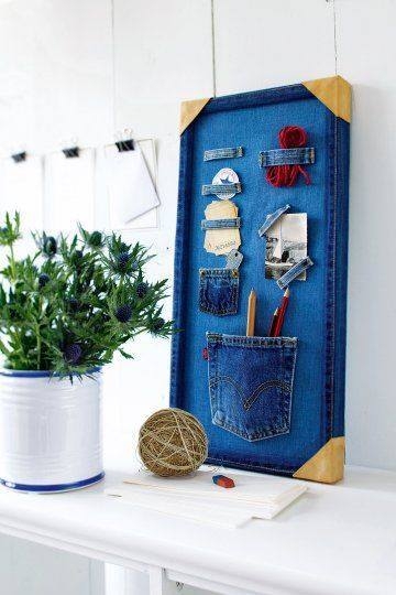 Еще джинсовые идейки.  Органайзеры!