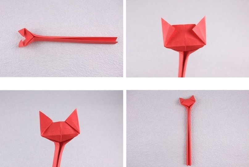 Кошечка-оригами
